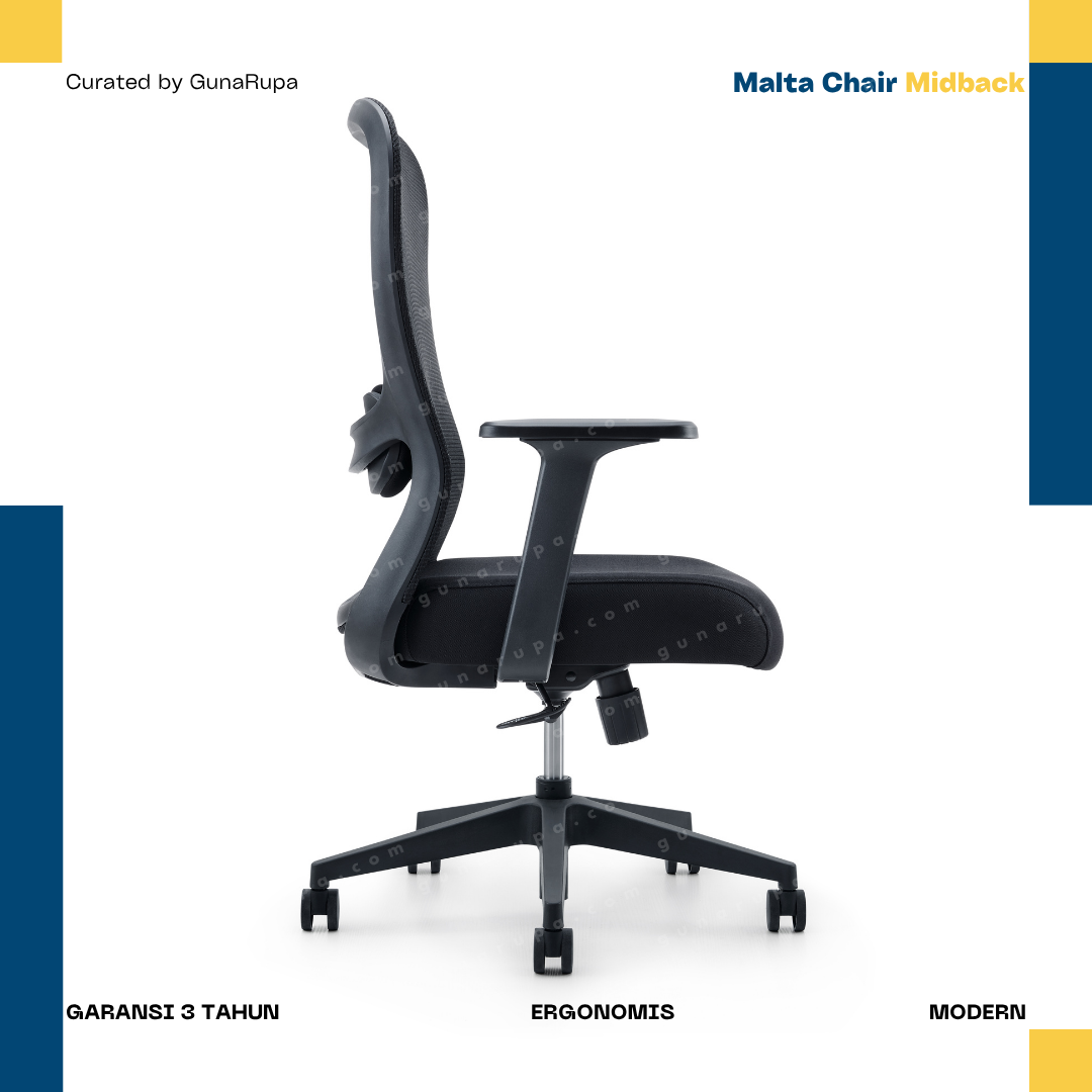 MALTA MIDBACK BLACK