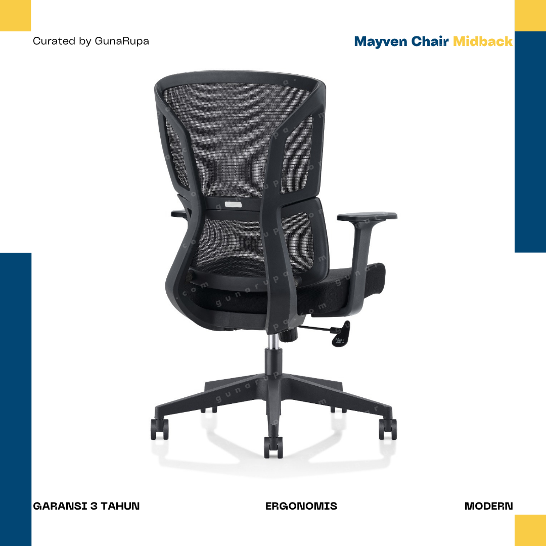 MAYVEN MIDBACK BLACK