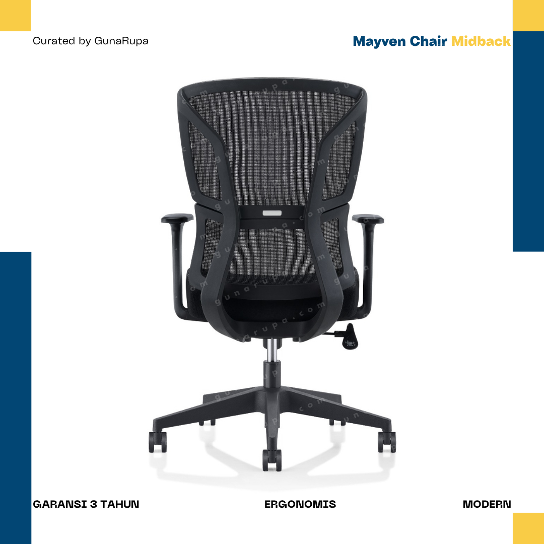 MAYVEN MIDBACK BLACK