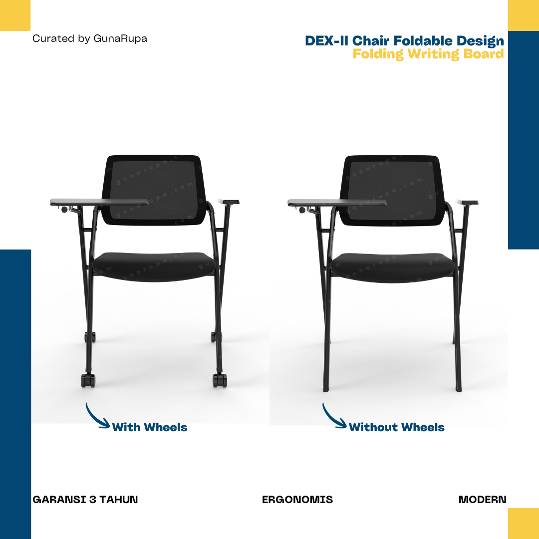 DEX-II CHAIR (WITH FOLDABLE WRITING BOARD)