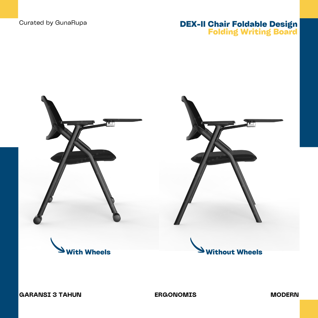 DEX-II CHAIR (WITH FOLDABLE WRITING BOARD)