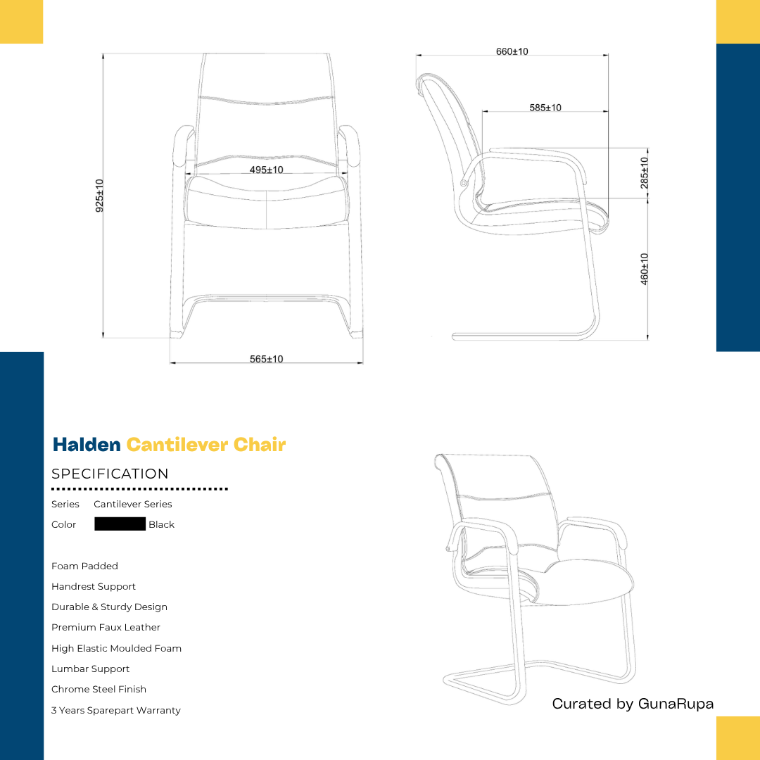 HALDEN CANTILEVER CHAIR